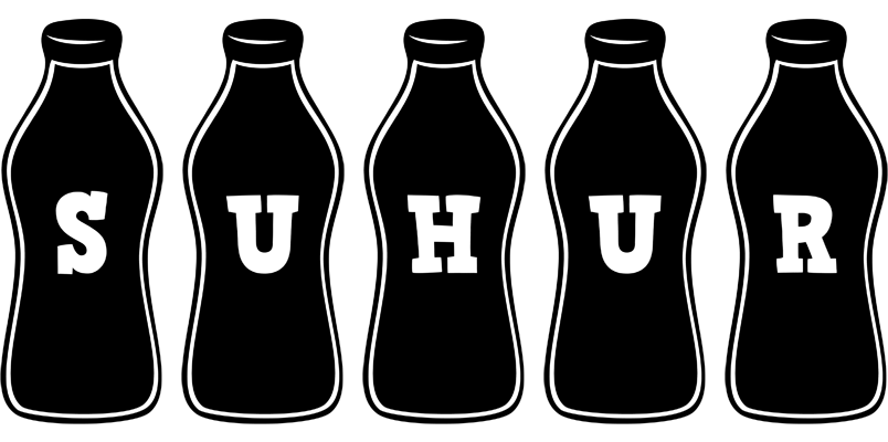 Suhur bottle logo