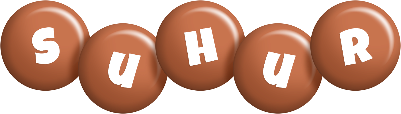 Suhur candy-brown logo