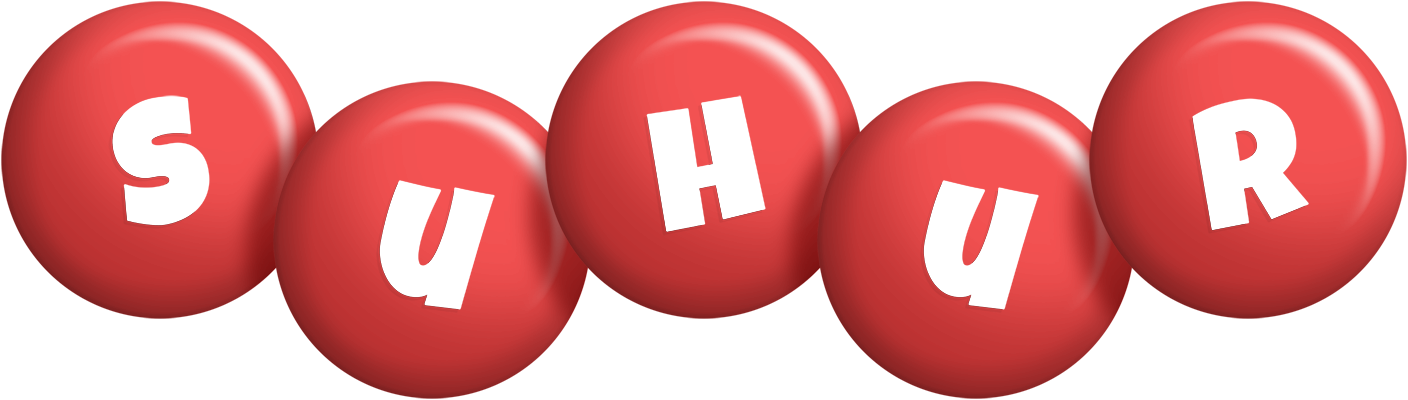 Suhur candy-red logo