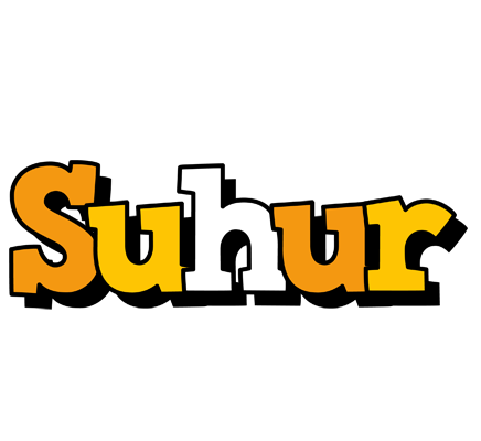 Suhur cartoon logo