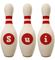 Sui bowling-pin logo