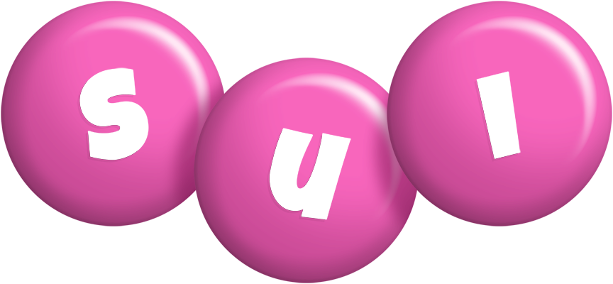 Sui candy-pink logo