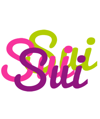 Sui flowers logo