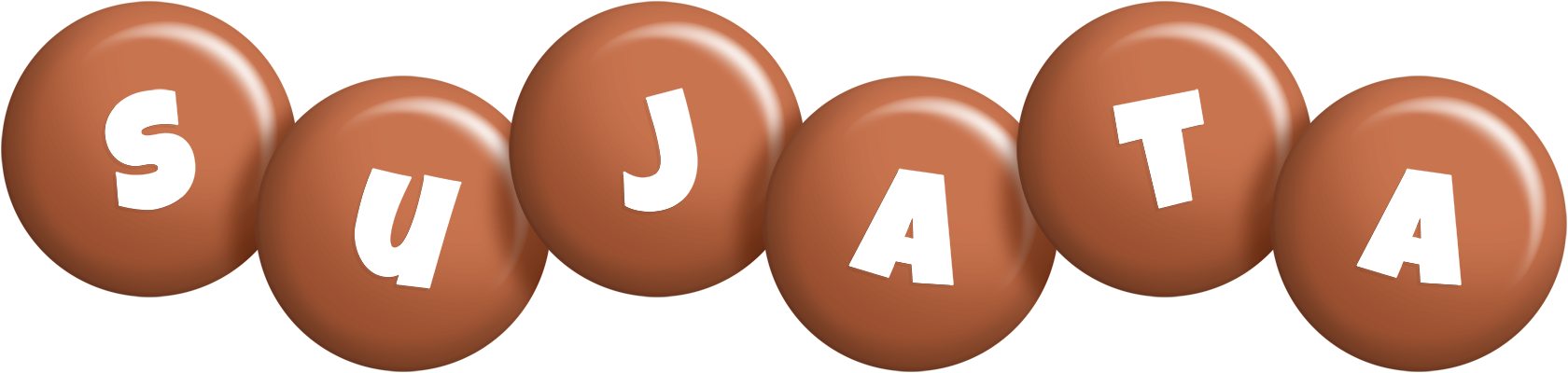 Sujata candy-brown logo