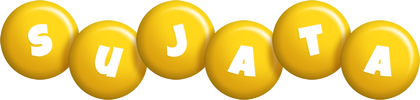 Sujata candy-yellow logo