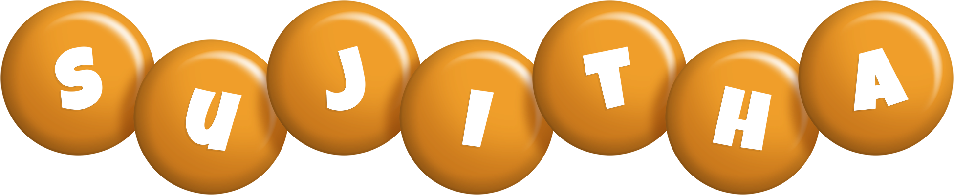 Sujitha candy-orange logo