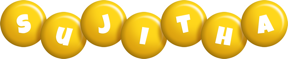 Sujitha candy-yellow logo