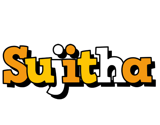 Sujitha cartoon logo