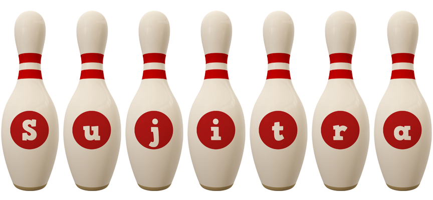 Sujitra bowling-pin logo