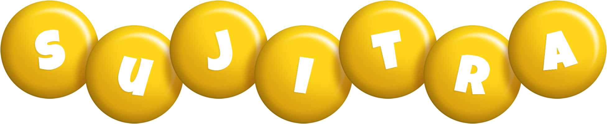 Sujitra candy-yellow logo