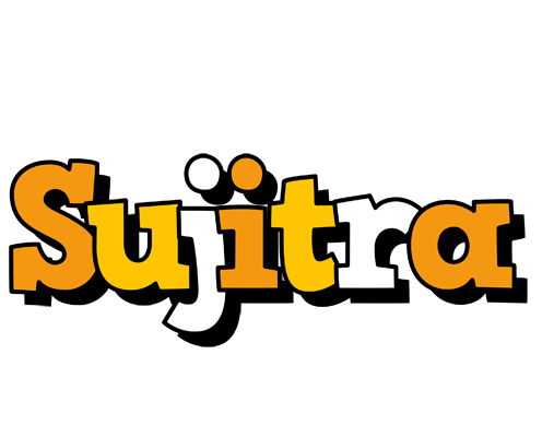 Sujitra cartoon logo