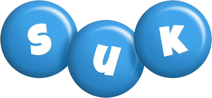 Suk candy-blue logo