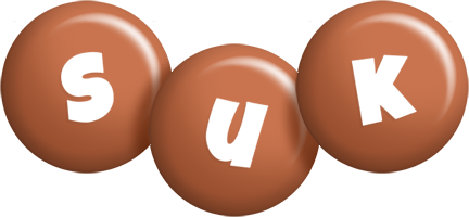 Suk candy-brown logo