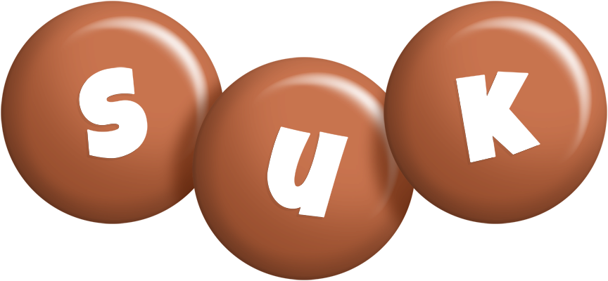 Suk candy-brown logo