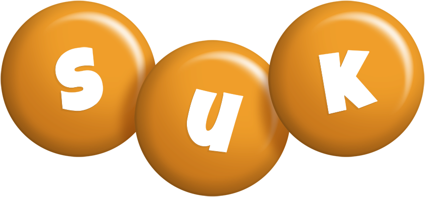Suk candy-orange logo