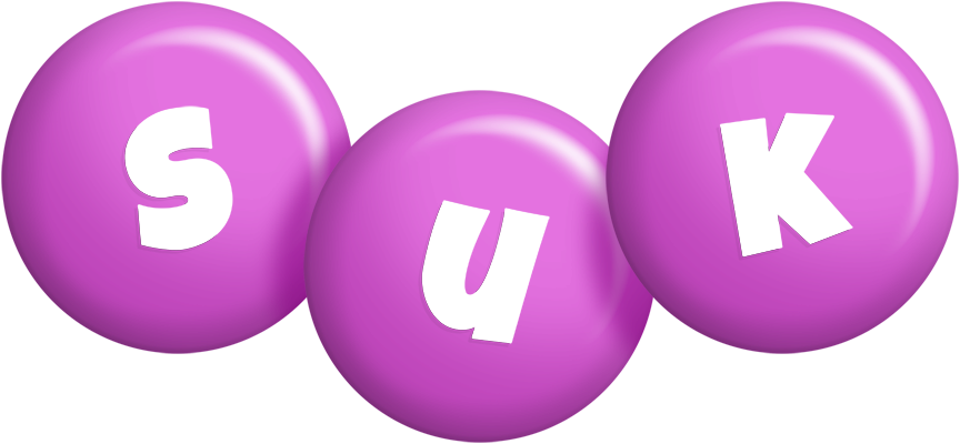 Suk candy-purple logo