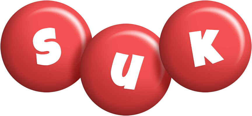 Suk candy-red logo