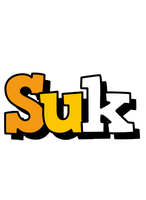 Suk cartoon logo