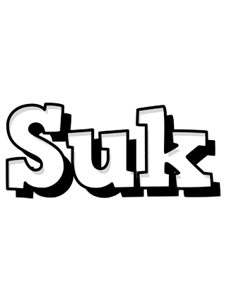 Suk snowing logo