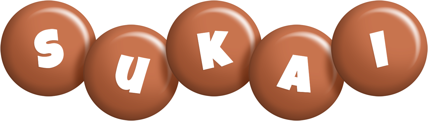 Sukai candy-brown logo