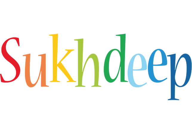 Sukhdeep birthday logo