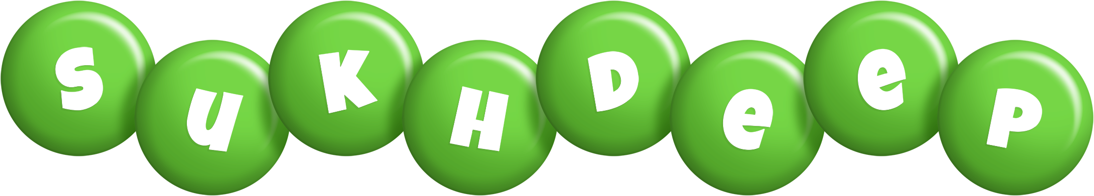 Sukhdeep candy-green logo
