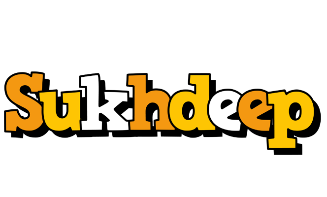 Sukhdeep cartoon logo