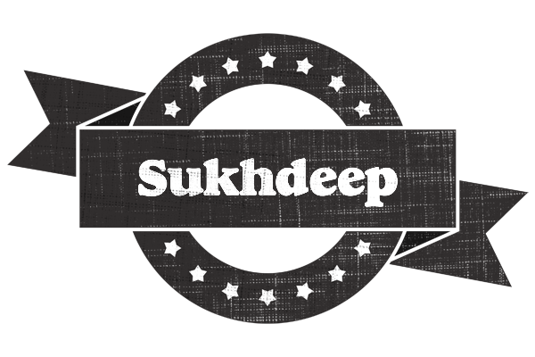 Sukhdeep grunge logo