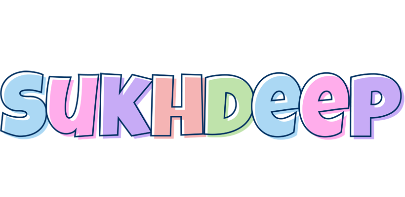 Sukhdeep pastel logo