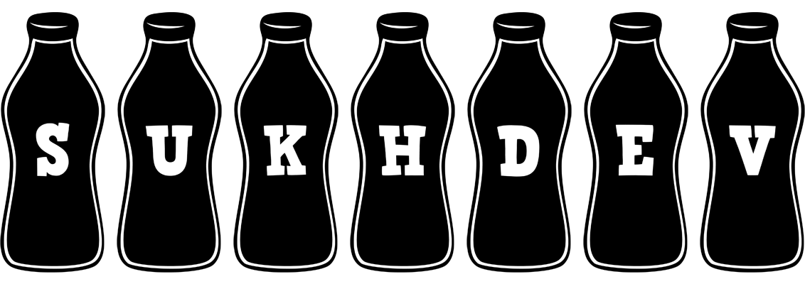 Sukhdev bottle logo