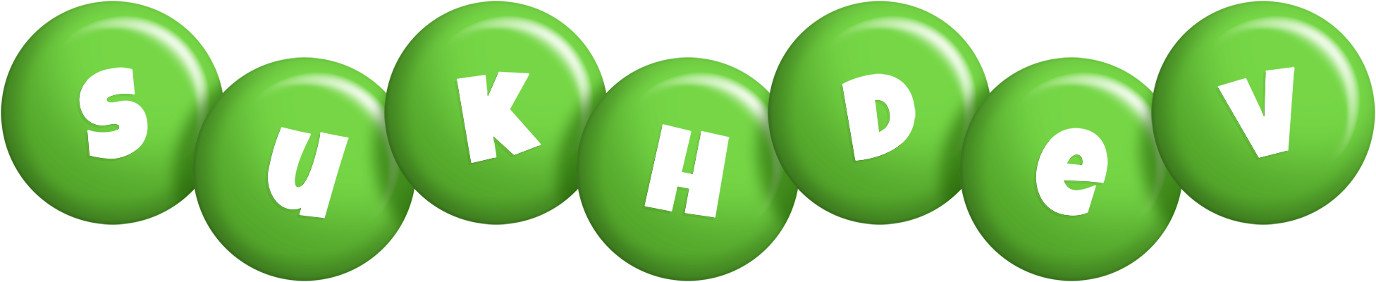 Sukhdev candy-green logo