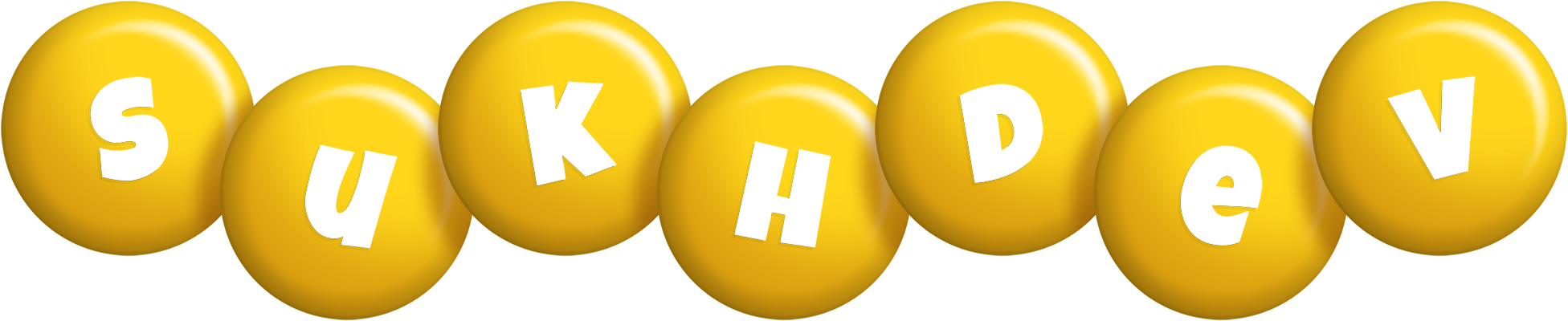 Sukhdev candy-yellow logo