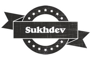 Sukhdev grunge logo