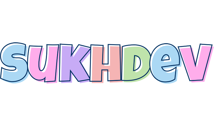 Sukhdev pastel logo