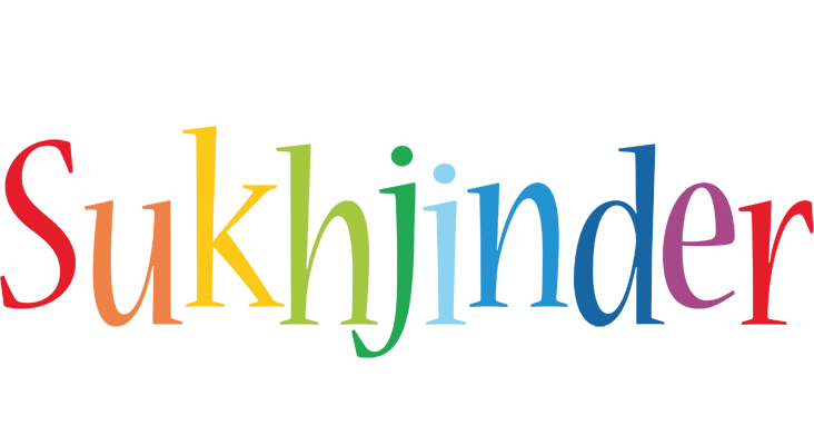 Sukhjinder birthday logo