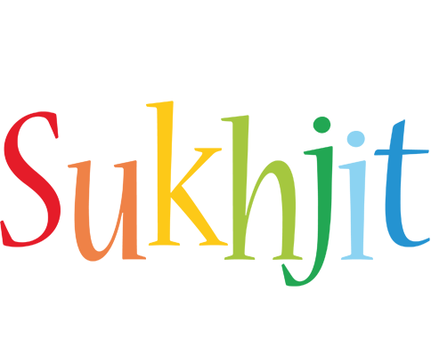 Sukhjit birthday logo