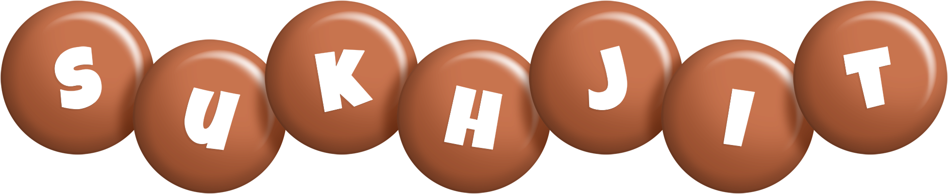 Sukhjit candy-brown logo
