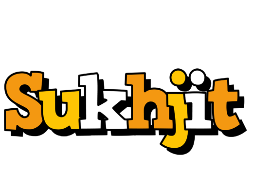 Sukhjit cartoon logo