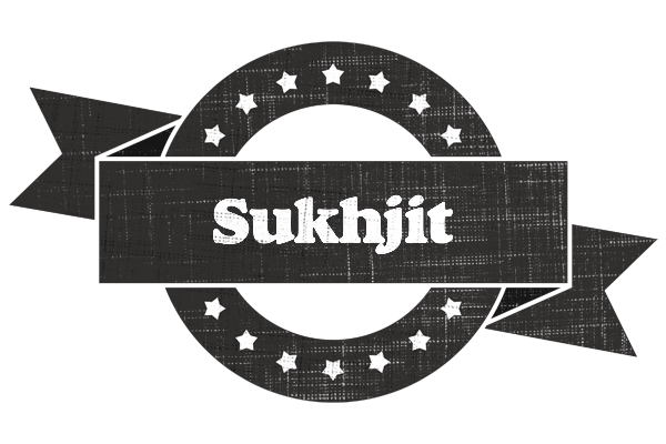 Sukhjit grunge logo