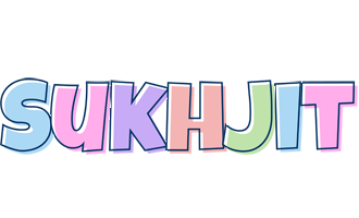 Sukhjit pastel logo