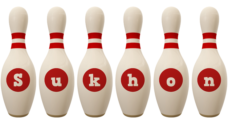 Sukhon bowling-pin logo
