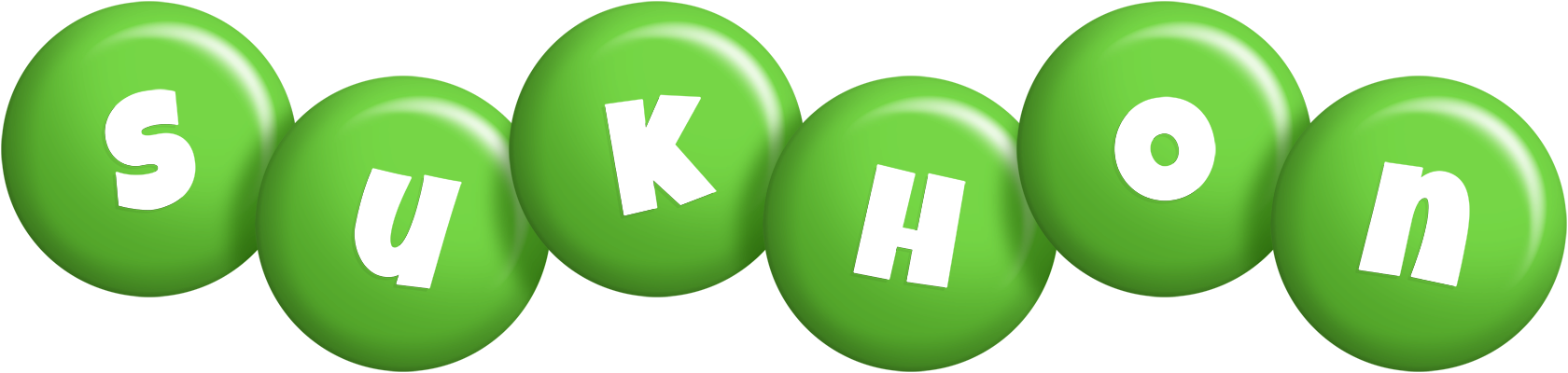 Sukhon candy-green logo