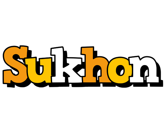 Sukhon cartoon logo