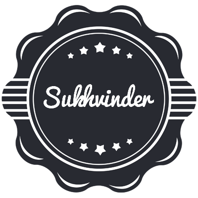 Sukhvinder badge logo