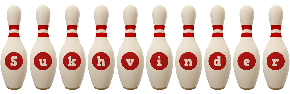Sukhvinder bowling-pin logo