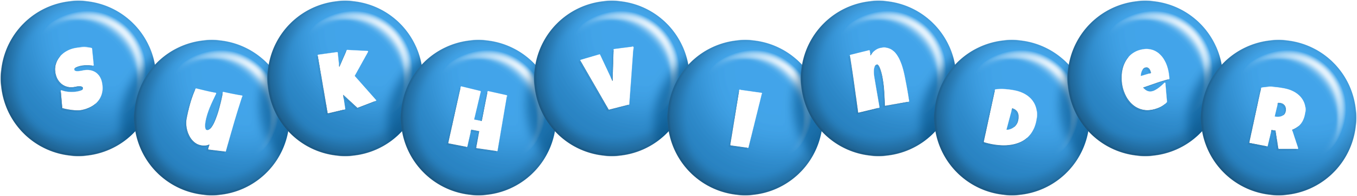 Sukhvinder candy-blue logo