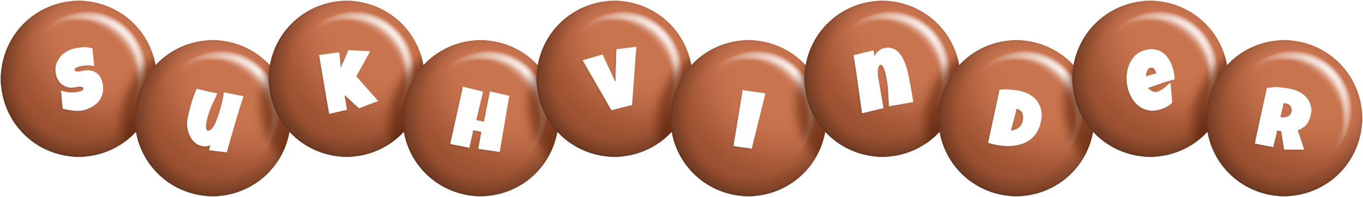 Sukhvinder candy-brown logo