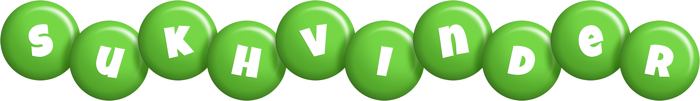 Sukhvinder candy-green logo