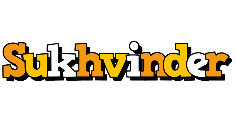Sukhvinder cartoon logo