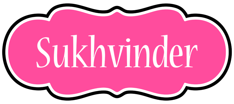 Sukhvinder invitation logo